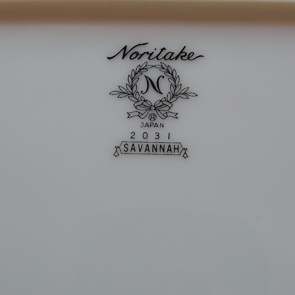 Vintage Noritake 16" Platinum Rim Serving Plate - Picture 4 of 8